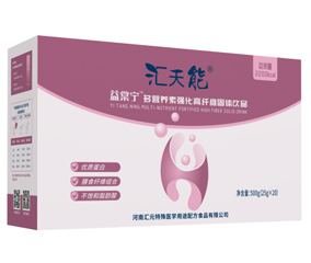 Huitianneng® Yitangning™ multi-nutrient fortified high-fiber solid drink